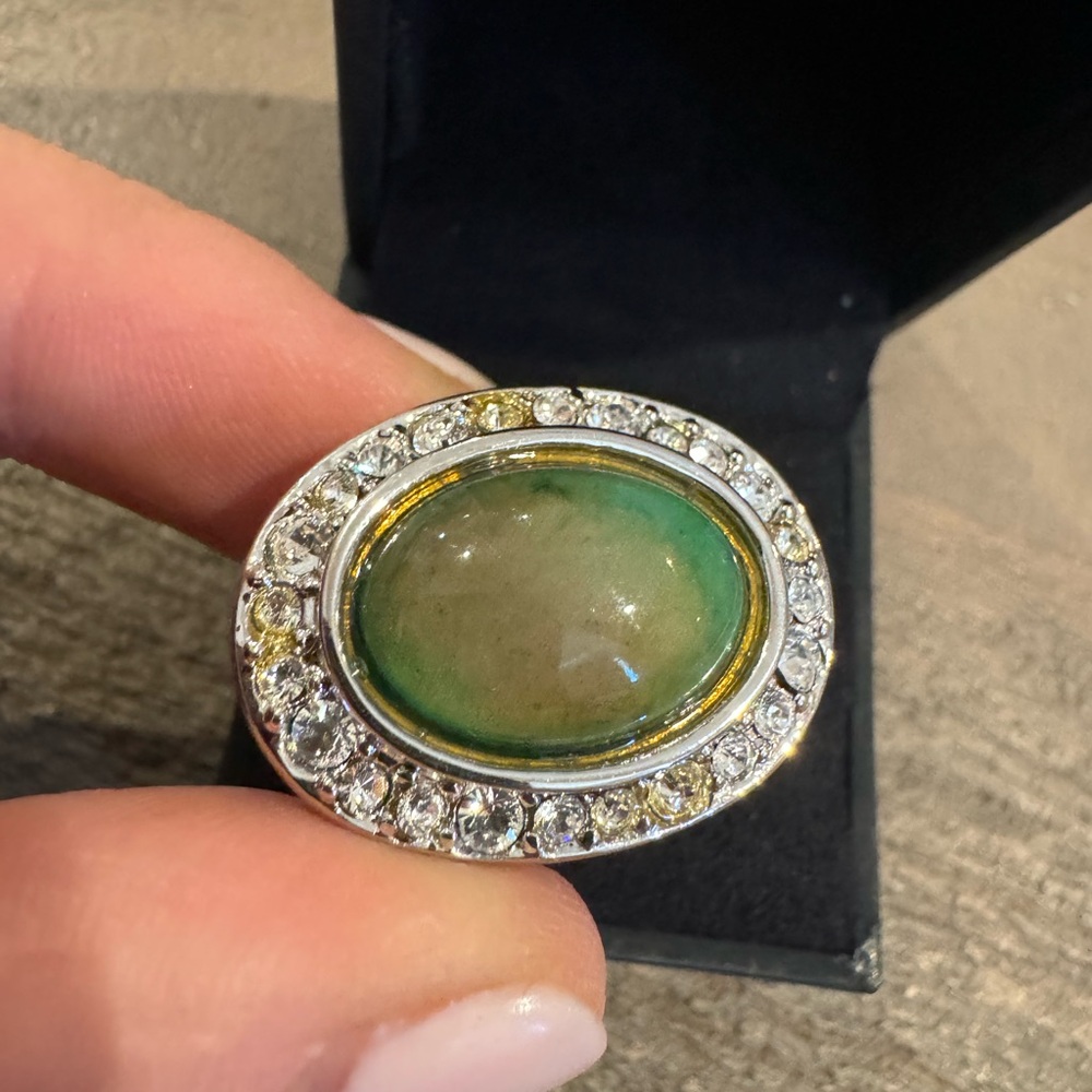 St John Silver Color Statement Ring - image 6